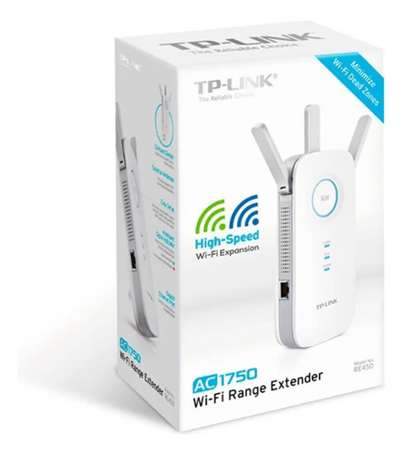 Extensor De Rango Wifi Dual Band 2.4 Y 5g Tp-link Re450