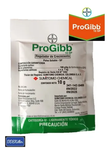 Regulador De Crecimiento Progibb X Sobre 10 Gramos