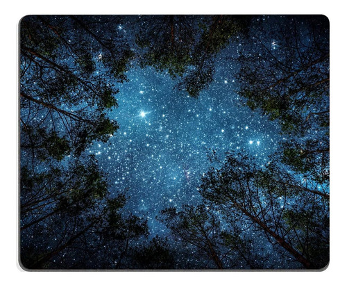 Mouse Pads Bosque Estrellado Naturaleza Mágica En Tu Mesa