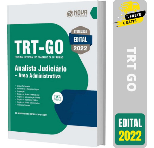 Apostila Concurso Trt Go - Analista - Área Administrativa