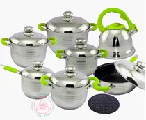 Set de Ollas Acero Inoxidable 18/10 BANOO 13Pc. - ECOMARKPERU