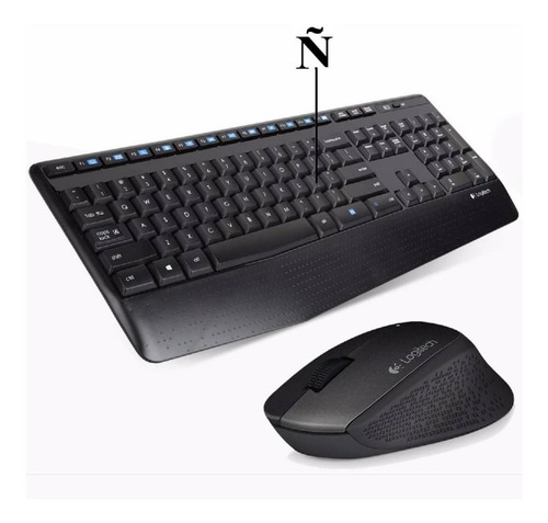 Imagen 3 de 8 de Combo Teclado Y Mouse Logitech Mk345 Inalambrico