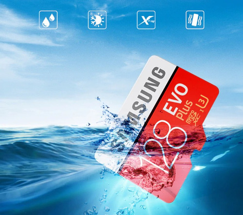 Samsung-tarjeta Memoria Microsd, 128gb,  Sdhc, Sdxc, Evo Plu