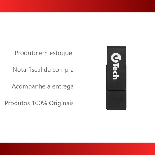 Imagem 3 de 5 de Pen Drive Utech 32gb Usb-a 2.0 Compatível Com Windows E Mac
