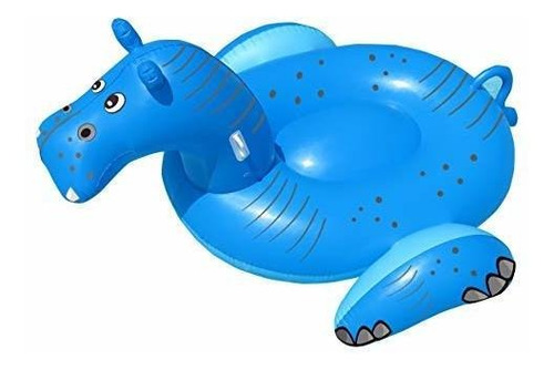 Imagen 3 de 3 de Flotador De Piscina De Hipopótamo Gigante Swimline
