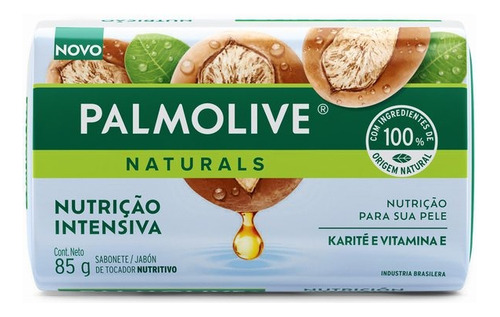 Sabonete Em Barra Nutrição Intensiva 85g Palmolive Naturals