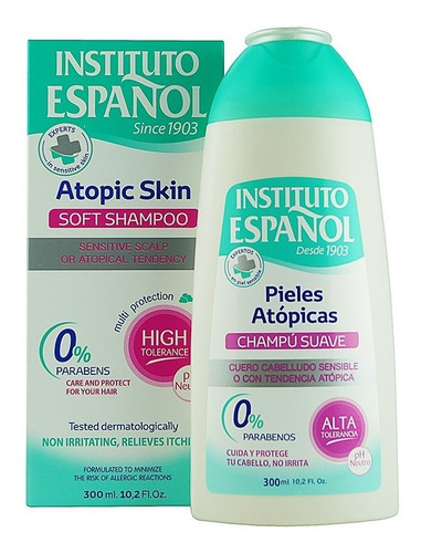 Shampoo  Champu Pieles  Atopicas 300ml Instituto Español