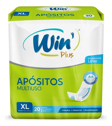 Win Plus Apositos Adulto Multiuso Talla Xl 20un 50,5x16,5