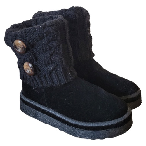 Bota Pantubota Dama Mujer Abrigo Invierno Moda Boton 2020