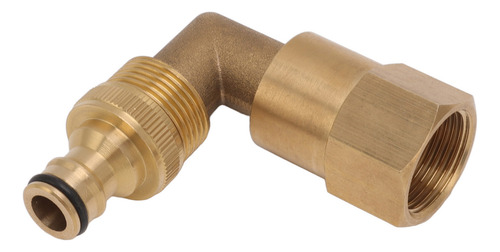 Adaptador De Codo De Manguera De Jardín De Latón De 90 Grado