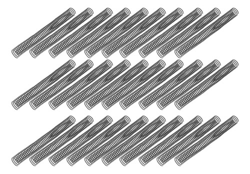Bobinas De Encuadernación En Espiral De Plástico Pvc, 30 Uni