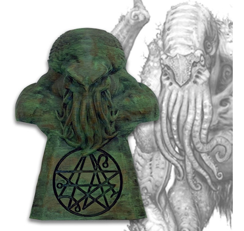 Estatua Busto Cthulhu Lovecraft Impresion 3d Ktsr