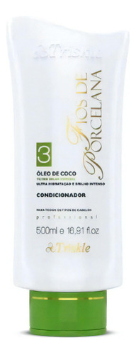  Condicionador Fios De Porcelana Óleo De Coco Triskle 500ml