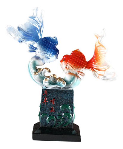 Colección De Esculturas De Peces Feng Shui, Decoración De