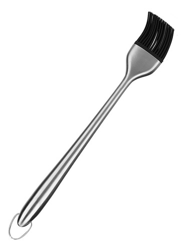 Cepillo Para Barbacoa, Mango De Acero Inoxidable, Cabezal De