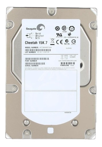 Disco duro interno Seagate Cheetah 15K.7 ST3600057SS 600GB plata