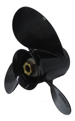 Imagem 2 de 5 de Hélice P/motor Mercury/mariner Americano 18/25hp 10 3/8 X 13