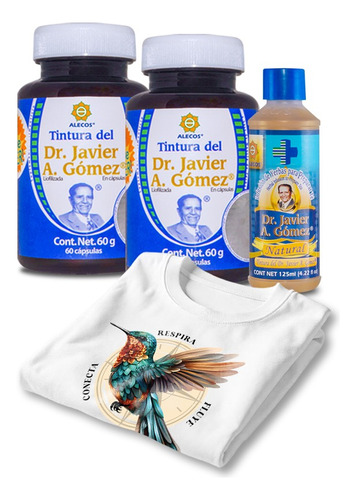 Tintura Alecos Capsulas 2 Frascos Con 60caps C/u + 2 Regalos