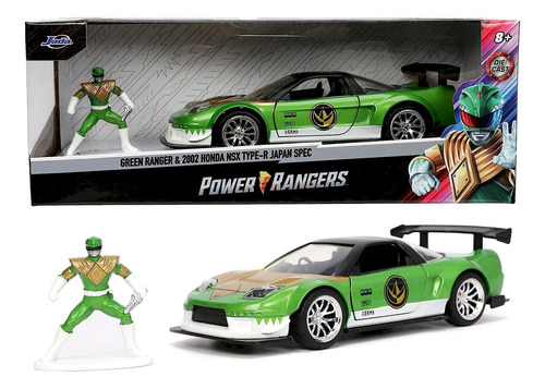 Ranger Verde E 2002 Honda Nsx Type-r Power Rangers 1/32 Jada
