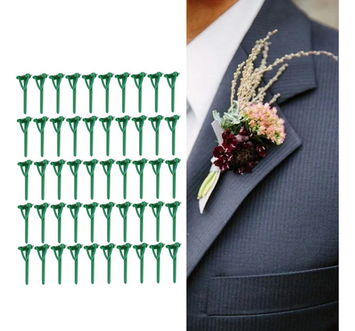 S 50x Corsage Pins Boutonniere Broche Accesorio Para Collar