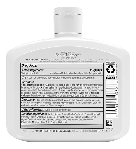 Neutrogena Scalp Therapy Champú Anticaspa