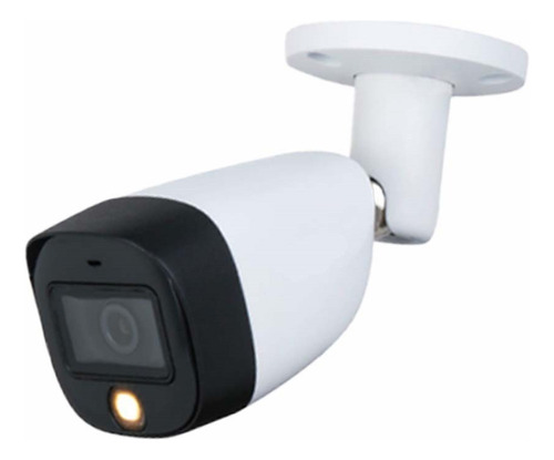Dahua Cámara Full Color HFW1239C(-A)-LED Resolución de 2Mp Protección Ip67 Ideal para Exterior Lente 3.6mm opcional 2.8mm Ir Inteligente 20mts Micrófono Para Cctv Color Blanco