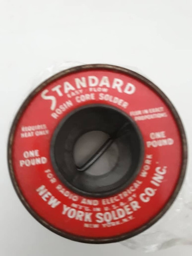 Estaño (carrete) Standar Easy Flow (20 Ver-des)