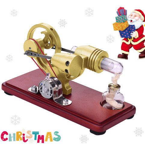 Modelo De Motor Hot Stirling Engine, Modelo Dollar Flywheel