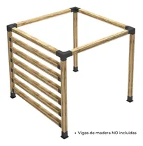 Comprar Kit Herrajes Pérgola 20 Piezas Para Vigas De 4 X 4 