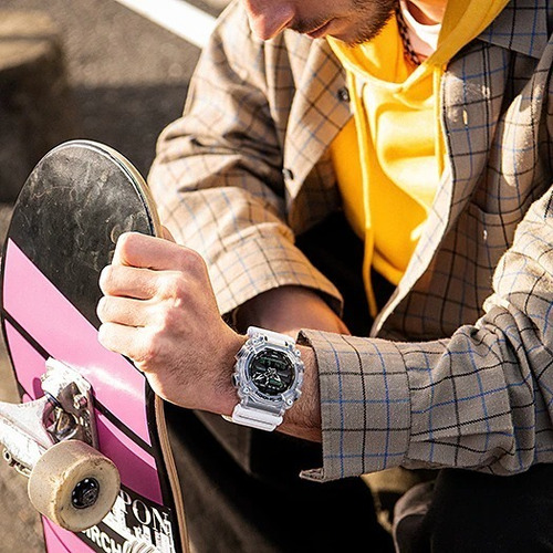 Imagen 7 de 7 de Reloj Casio G-shock Youth Transparente Ga-900skl-7acr