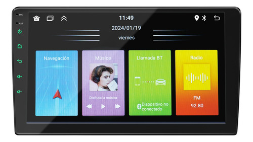 Autoestéreo Touch Dabb Dab-0208 Con Cámara De Reversa