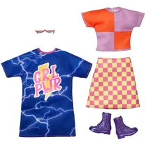 Comprar Ropa Para Muñecas Barbie-2 Looks-falda A Cuadros\u002Ftop Cuadros