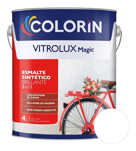 Vitrolux Esmalte Sintetico Brite Grupo1 4 Lts Colorin Iacono