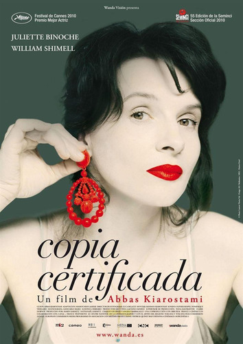 Copia Certificada - Juliette Binoche - Abbas Kiarostami Dvd