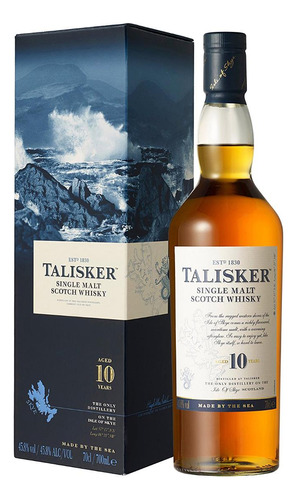 Whisky Talisker 10 Años Single Malt 750 Ml Botella Whiskies