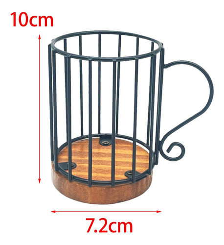 Soporte Para Filtro De Café, Caja De Hierro Para B Negro