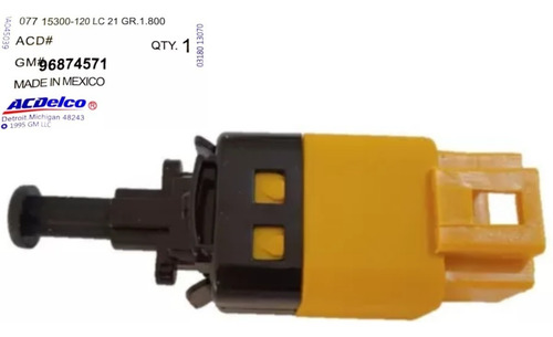 Sensor Pedal Luz Freno Optra Desing Corsa Aveo Automatico