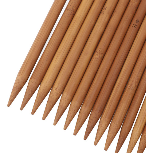 Conjunto De Agulhas De Tricô De 75 Peças De Suéter De Bambu