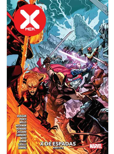 X-men 25 X De Espadas Parte 04, De Zeb Wells. Serie X-men Editorial Panini Marvel Argentina, Tapa Tapa Blanda, Edición 1 En Español, 2023
