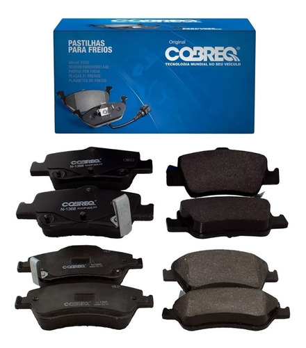 Kit Pastillas De Freno 4 Ruedas Toyota Corolla 09/14 Cobreq