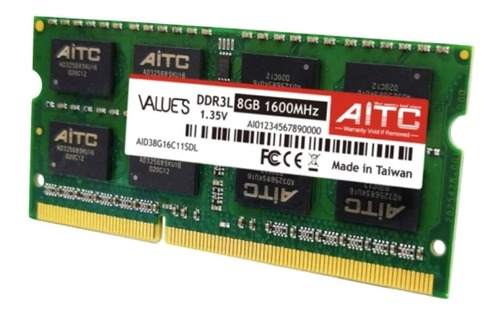 Memoria Ram  1.35v Ddr3l 8gb