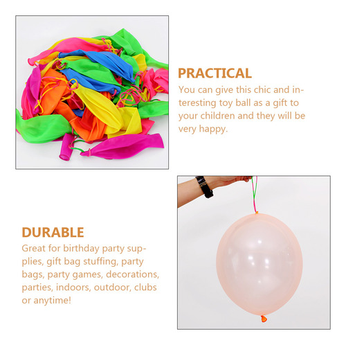 50 Piezas De Globos De Látex Para Perforar Globos, Globos Pl