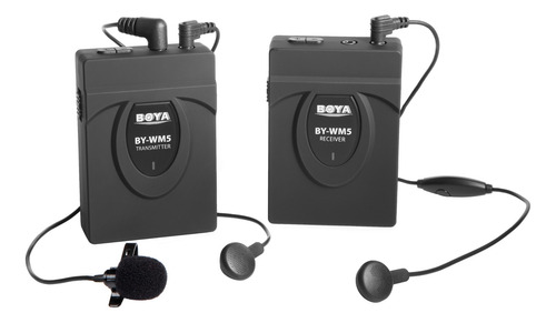 Microfone Lapela Sem Fio Boya Wm5 Wireless