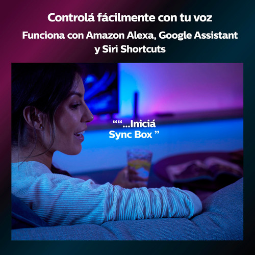 Philips Hue Sync Box Smart Hdmi 4k 60hz Hdr10+ Dolby Vision