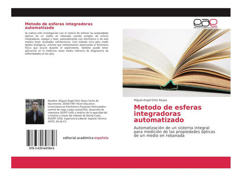 Libro: Metodo De Esferas Integradoras Automatizado: De Un De