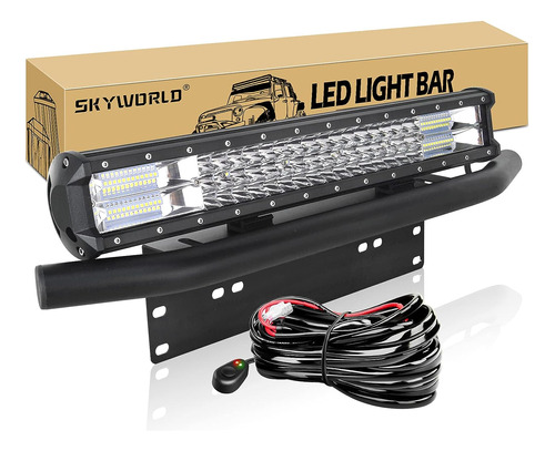 Barra De Luz Led De 20 Pulgadas Y 288 W, Haz Combinado De Lu