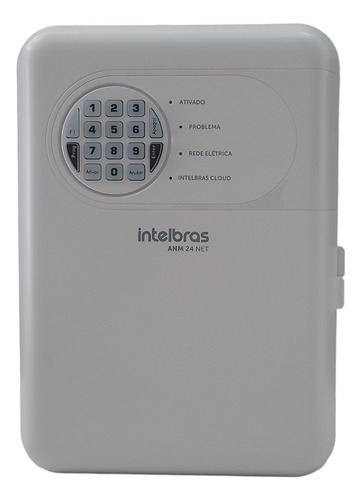 Central De Alarme Intelbras Anm 24 App+bateria Sirene Contr Cor Branco