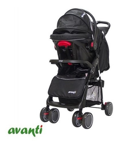 Cochecito Cuna Bebé Travel System Avanti Con Huevito Color Gris
