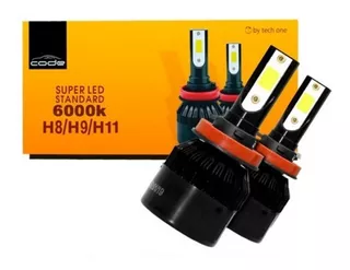 Kit Super Led Tech One 12v 24v H1 H3 H4 H7 H8 H9 H11 Hb3 Hb4