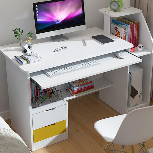 Iondelce Escritorio Para Computadora Con 2 Cajones Y 3